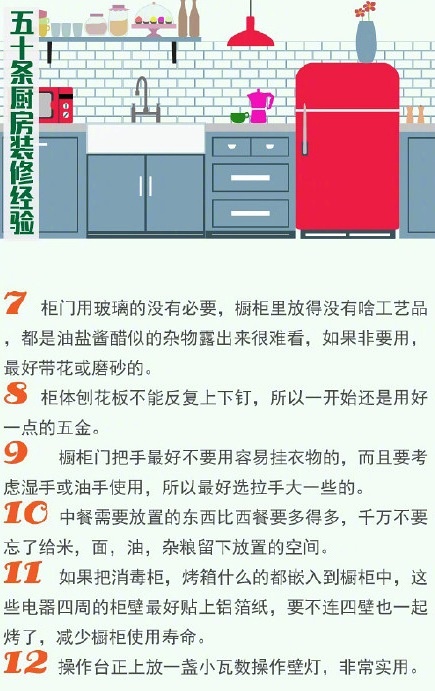 新房裝修廚房不能省，遠景裝飾50條廚房裝修經(jīng)驗